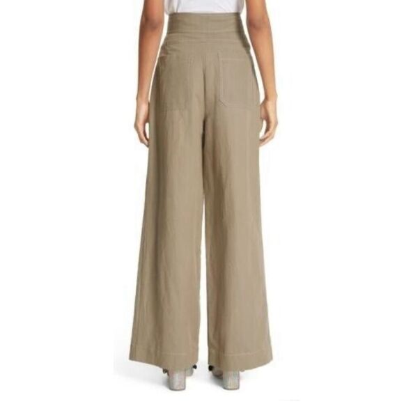 NEW Rebecca Taylor La Vie Women’s 28 Laurel Linen Twill Pant Slacks - Picture 3 of 9